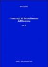 I contratti di finanziamento dell'impresa. 2.