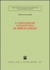 La donazione costitutiva di obbligazione