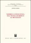 Norme e conoscenza: dal testo giuridico al metadato
