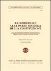 Le modifiche alla parte seconda della Costituzione. Atti dei Seminari promossi dal dottorato in diritto pubblico dell'Università di Pavia