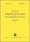 Manuale di diritto bancario e dell'intermediazione finanziaria