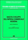 Nascita e sviluppo dell'impresa commerciale moderna. Aspetti introduttivi