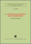 Il potere di governo del territorio. Principi ricostruttivi