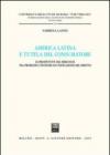 America latina e tutela del consumatore. Le prospettive del Mercosur tra problemi e tecniche di unificazione del diritto
