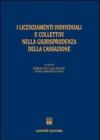 I licenziamenti individuali e collettivi nella giurisprudenza della Cassazione