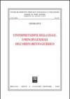 L'interpretazione della legge: i principi generali dell'ordinamento giuridico