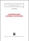 L'interpretazione conforme a Costituzione
