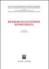 Ricerche sull'eccezione di insicurezza