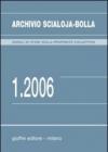 Archivio Scialoja-Bolla (2006). 1.