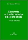 Contratto e trasferimento della proprietà. I sistemi romanisti