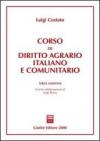 Corso di diritto agrario italiano e comunitario
