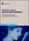 Diritto costituzionale. Manuale breve