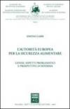 L'autorità europea per la sicurezza alimentare. Genesi, aspetti problematici e prospettive di riforma