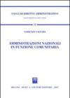 Amministrazioni nazionali in funzione comunitaria