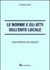 Le norme e gli atti dell'ente locale