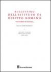 Bullettino dell'Istituto di diritto romano «Vittorio Scialoja»