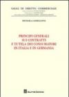 Principi generali sui contratti e tutela dei consumatori in Italia e in Germania
