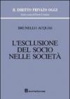 L'esclusione del socio nelle società