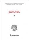 Studi in onore di Remo Martini. 3.