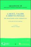 Laicità, valori e diritto penale. The moral limits of the criminal law