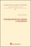 Postergazione dei crediti e fallimento