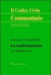 La trasformazione. Artt. 2498-2500-novies