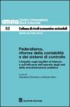 Federalismo, riforme della contabilità e dei sistemi di controllo
