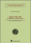 Buon costume e libertà religiosa. Contributo all'interpretazione dell'art. 19 della Costituzione italiana