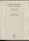 Cristianesimo nella storia. Saggi in onore di Giuseppe Alberigo