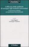 L'efficacia delle politiche di sostegno agli studenti universitari. L'esperienza italiana nel panorama internazionale