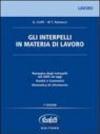 Interpelli in materia di lavoro (Gli)