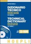 Dizionario tecnico inglese-italiano, italiano-inglese. Con CD-ROM