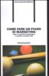 Come fare un piano di marketing. Tutti i modelli da impiegare e quattro esempi reali