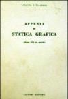 Appunti di statica grafica