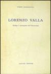 Lorenzo Valla. Filologo e storiografo dell'umanesimo
