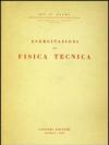 Esercitazioni di fisica tecnica