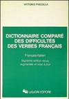 Dictionnaire comparé des difficultés des verbes