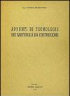 Appunti di tecnologia dei materiali da costruzione