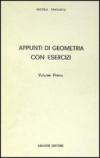 Appunti di geometria con esercizi: 1