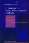 Elementi di programmazione lineare: 1