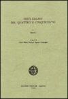 Testi lucani del Quattro e Cinquecento: 1
