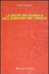 La disciplina giuridica dell'esercizio del credito. Lezioni