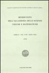 Rendiconto dell'Accademia delle scienze fisiche e matematiche. Serie IV. Vol. 58: Anno 1991.