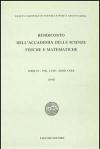 Rendiconto dell'Accademia delle scienze fisiche e matematiche. Serie IV. Vol. 58: Anno 1991.