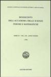 Rendiconto dell'Accademia delle scienze fisiche e matematiche. Serie IV. 61.Anno 1994