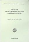Rendiconto dell'Accademia delle scienze fisiche e matematiche. Serie IV. 64.Anno 1997