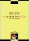 Leggere «L'esprit des lois». Stato, società e storia nel pensiero di Montesquieu
