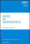 Note di matematica. 24.