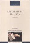 Letteratura italiana. Piccola storia. 1.Dalle origini al Settecento