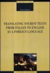 Translating tourist texts from italian to english as a foreign language